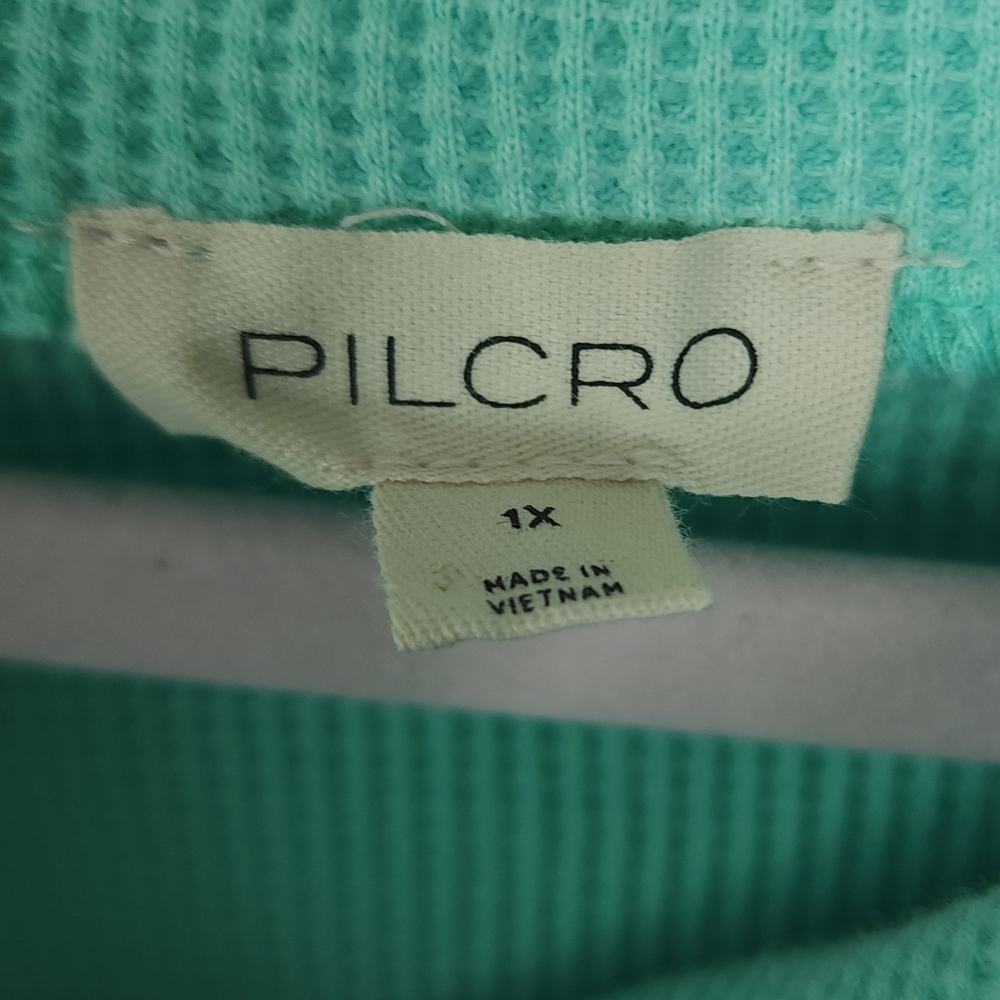 Anthropologie Pilcro Waffle Knit Light Weigjt Sweater Nwot Size 1X - Picture 7 of 7